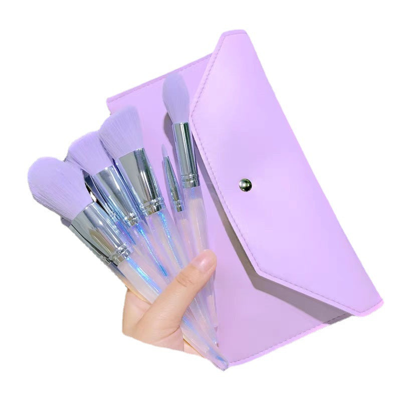 SleekBrushes™ Purple Makeup Brush Set