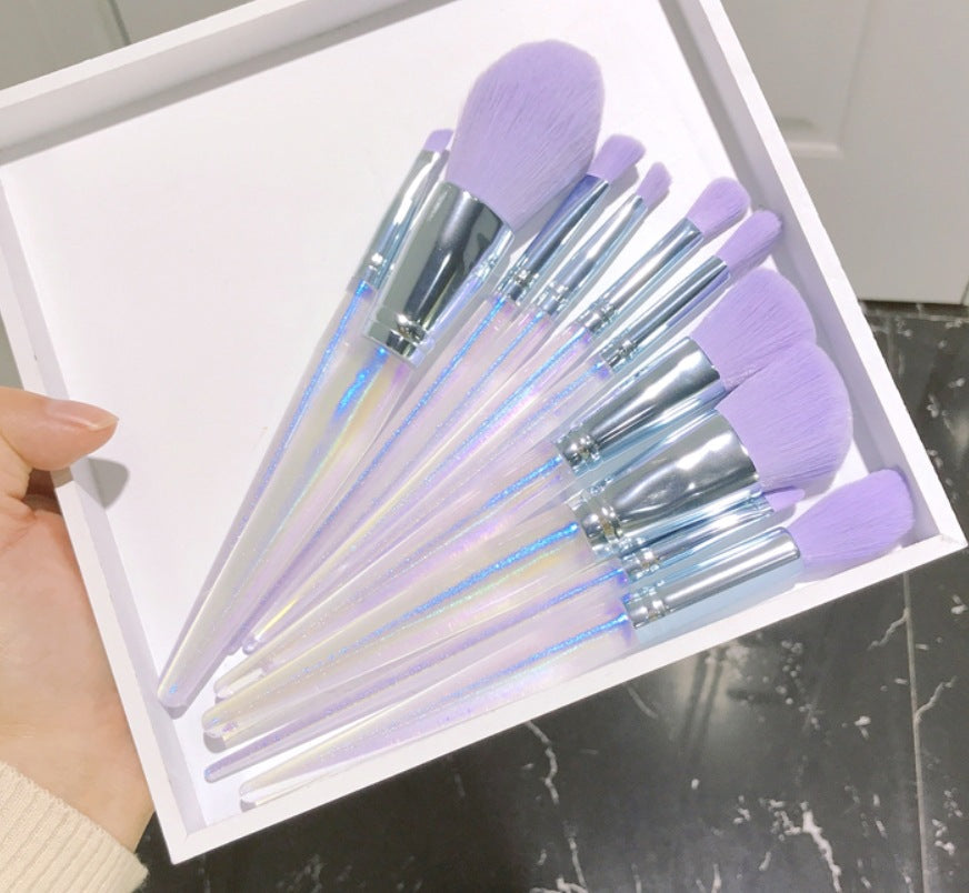 SleekBrushes™ Purple Makeup Brush Set